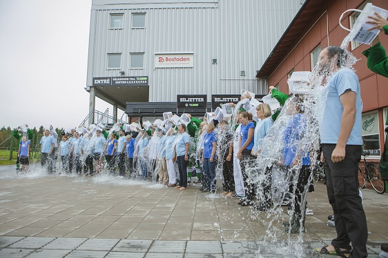 Ice bucket challenge, Umeå